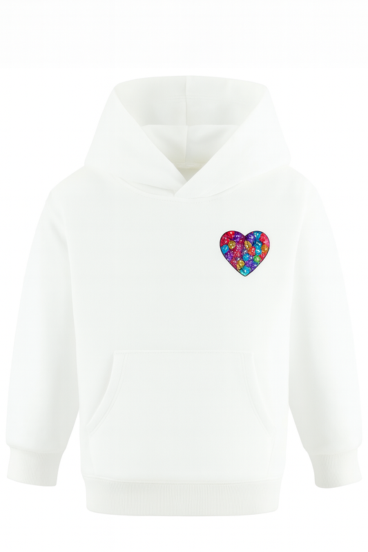 Chi Girl Windy World-White Hoodie