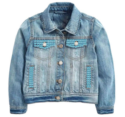 Rosie Jean Jacket w/ Blue Gems