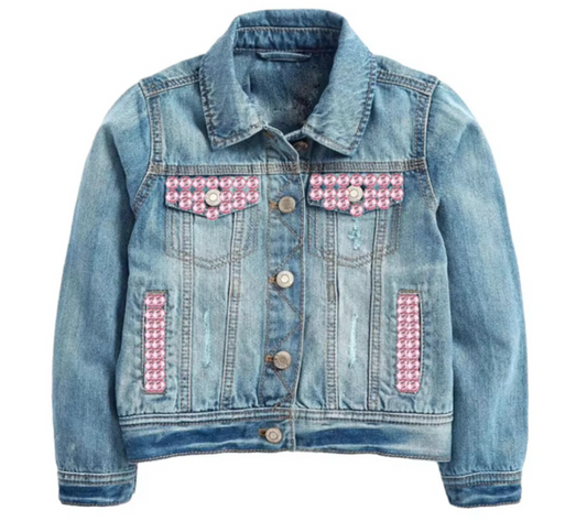 Rosie Jean Jacket w/ Pink Gems