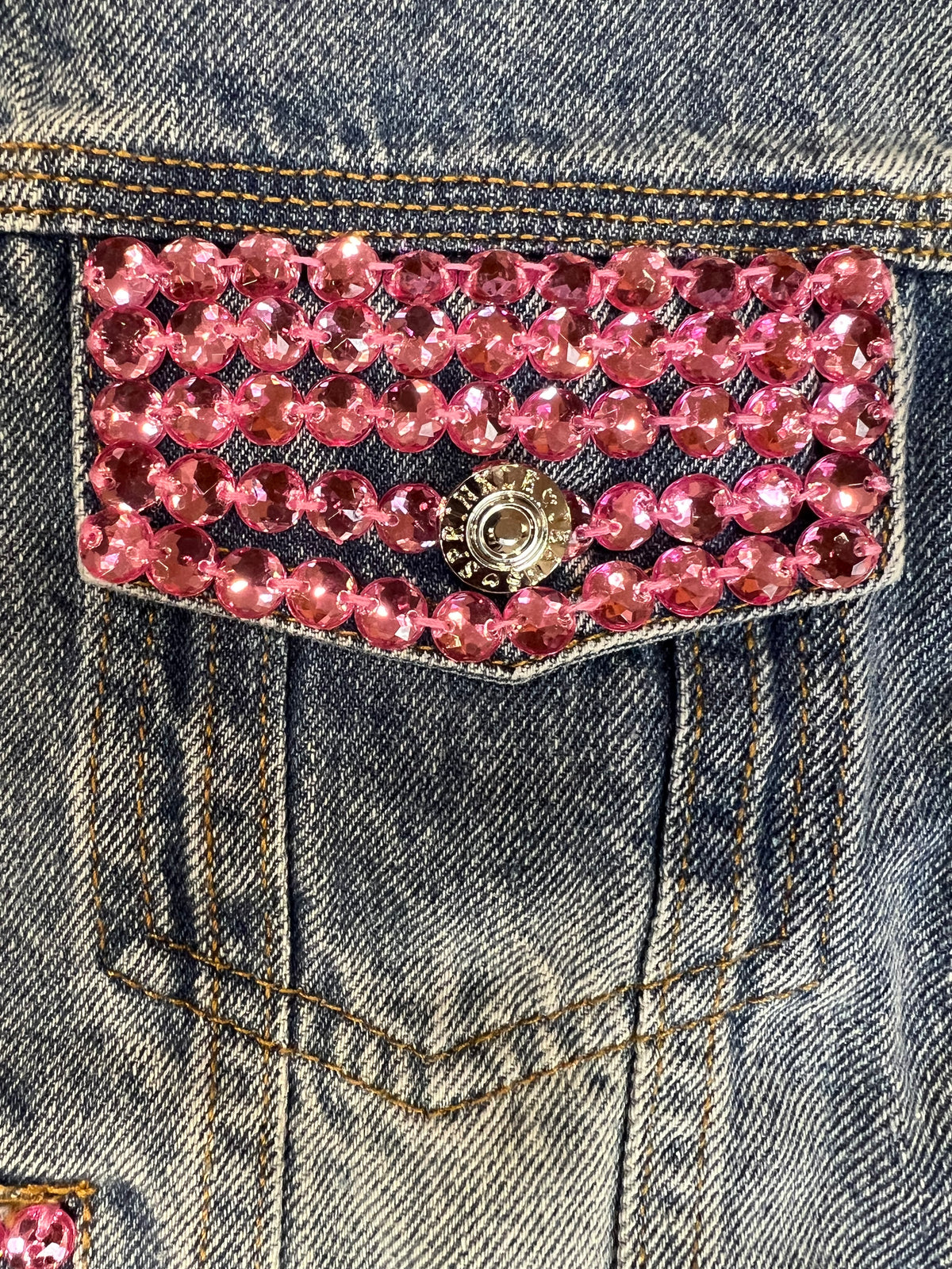 Rosie Jean Jacket w/ Pink Gems