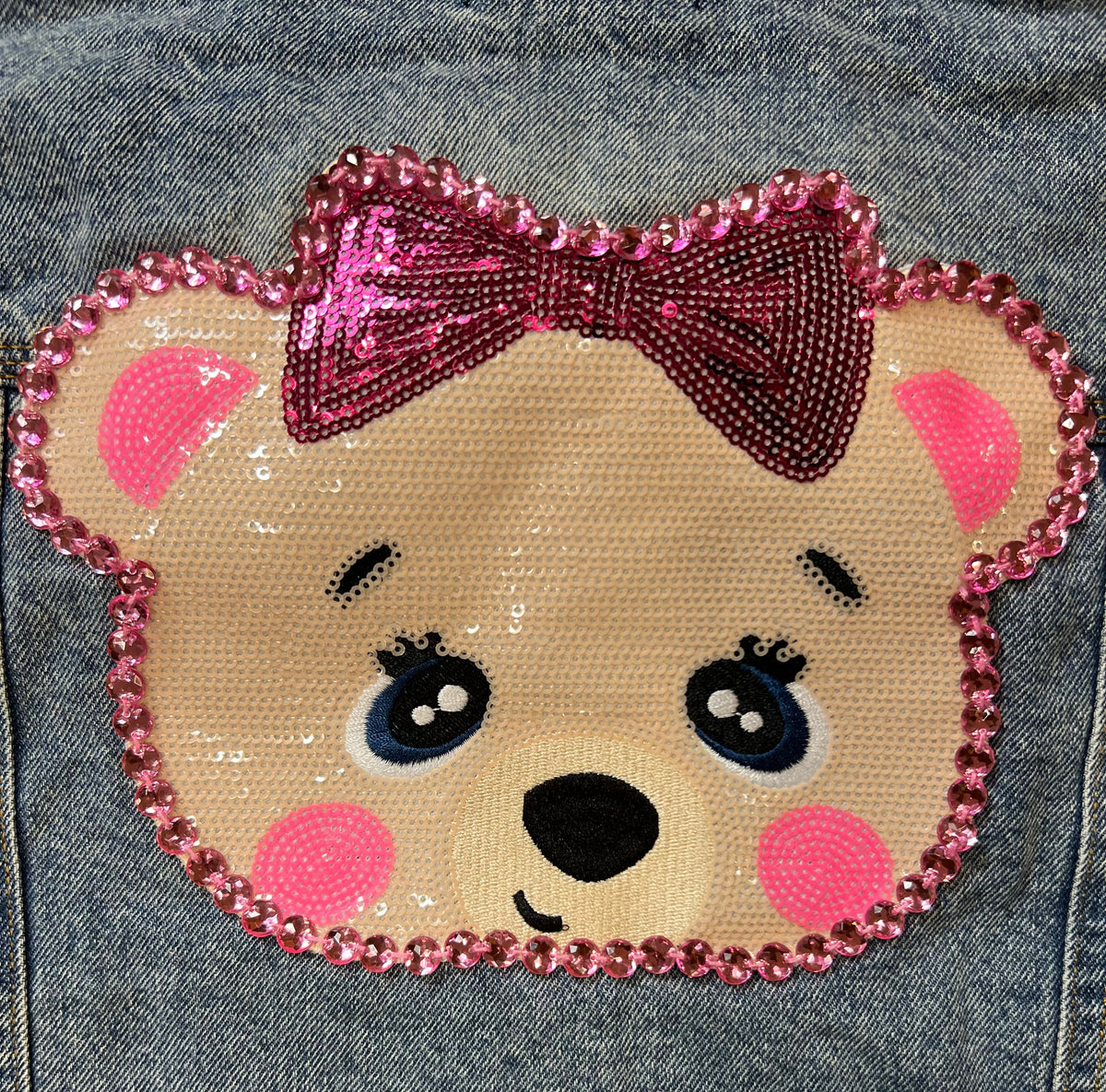 Rosie Jean Jacket w/ Pink Gems