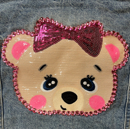 Rosie Jean Jacket w/ Pink Gems