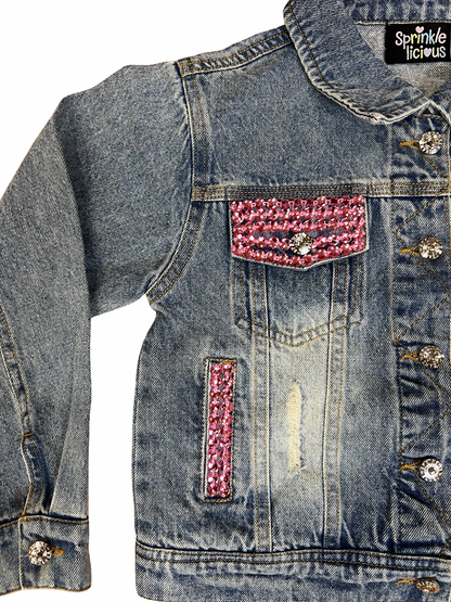 Rosie Jean Jacket w/ Pink Gems