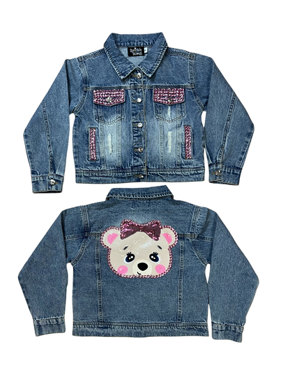 Rosie Jean Jacket w/ Pink Gems
